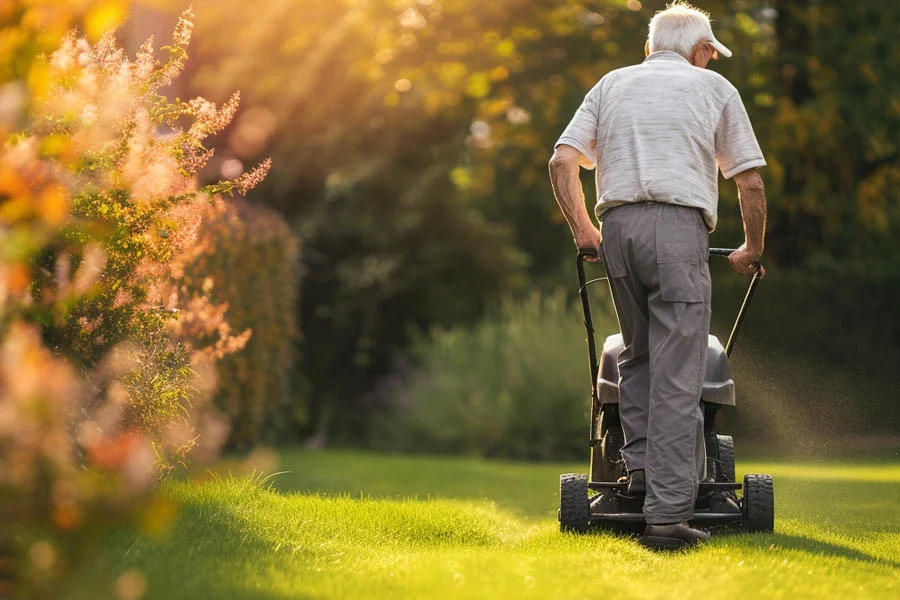 battery powered self propelled lawn mowers