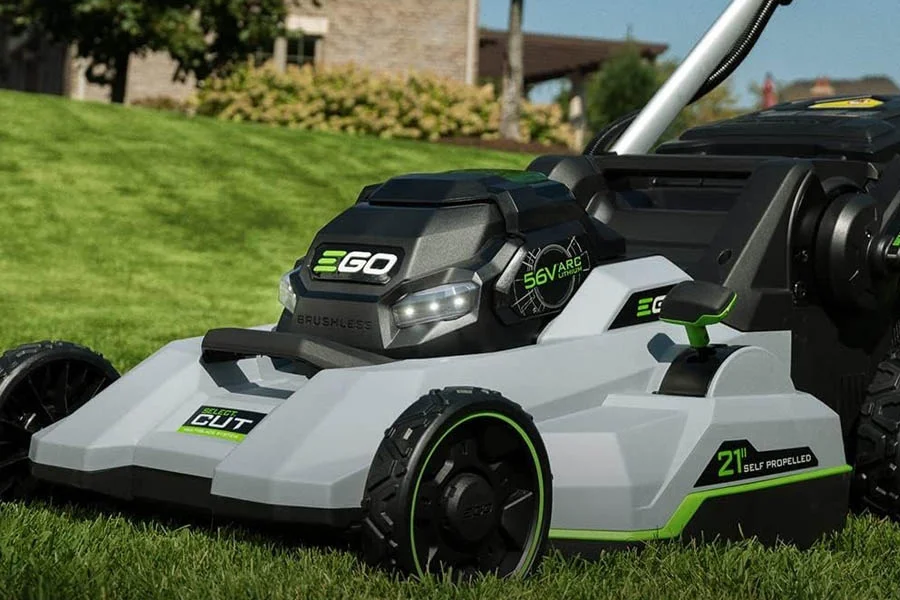 electric walk behind mower