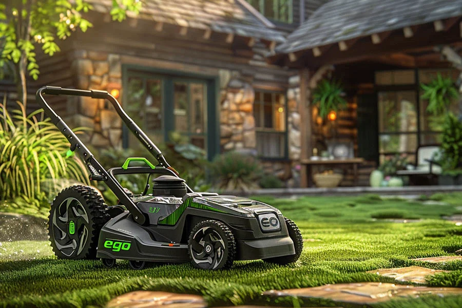 battery powered self propelled lawn mowers